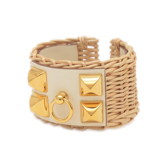 HERMES White Charm Bracelet - Picture 1 of 5